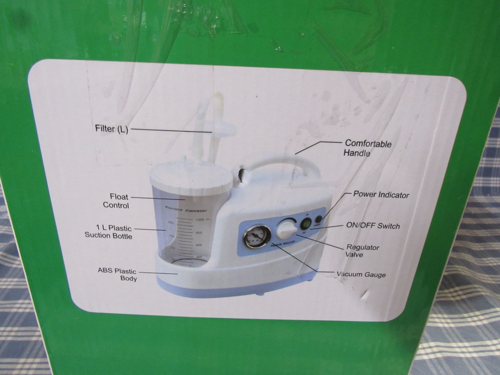 Portable Phlegm Suction Unit/Machine (Display Unit Excellent) FAST FREE SHIPPING
