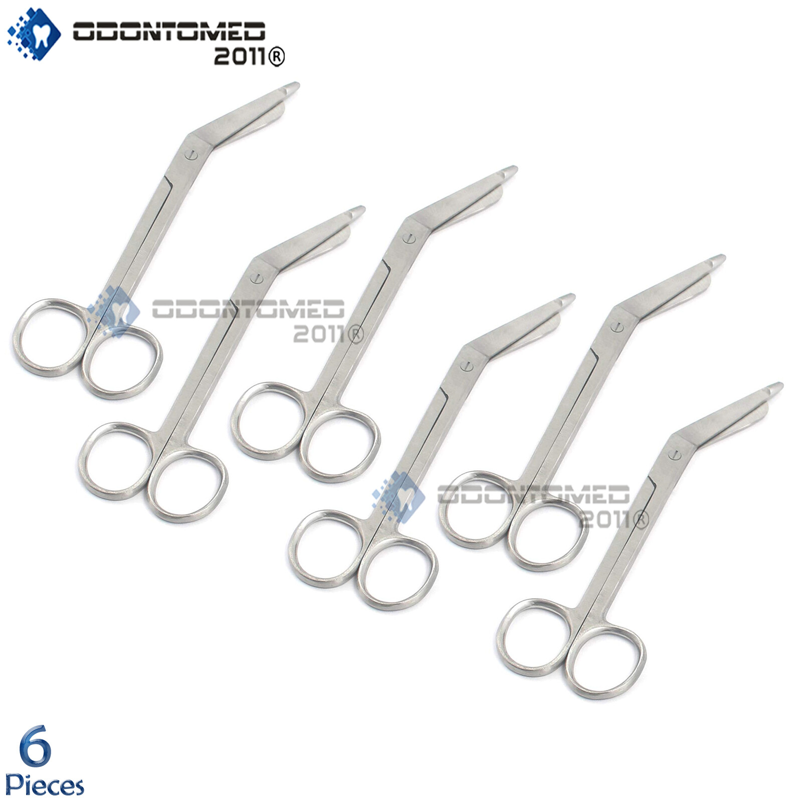 6 Lister Bandage Scissors 5.5″ Surgical Medical Instruments Nurse EMT Rescue