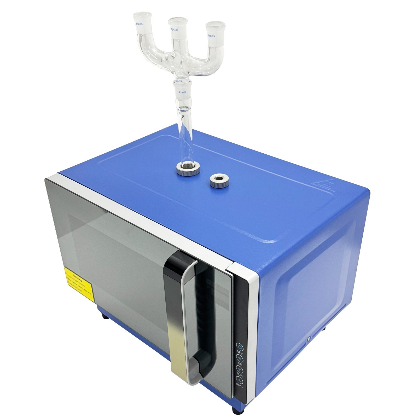 Lab Variable Frequency Microwave Chemical Reactor Temperature Control