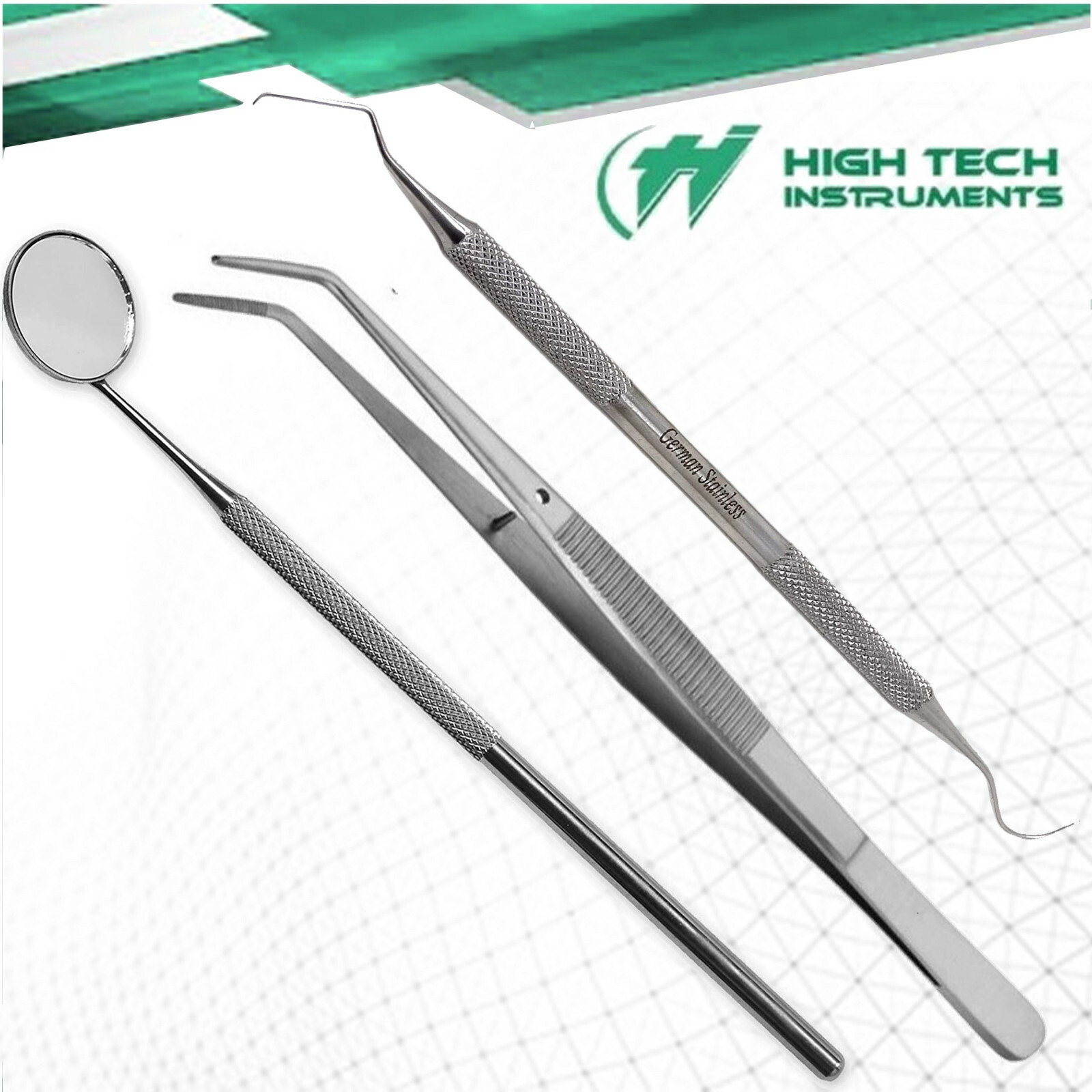90 Instruments Basic Dental Set Mirror Explorer College Plier Economy Grade