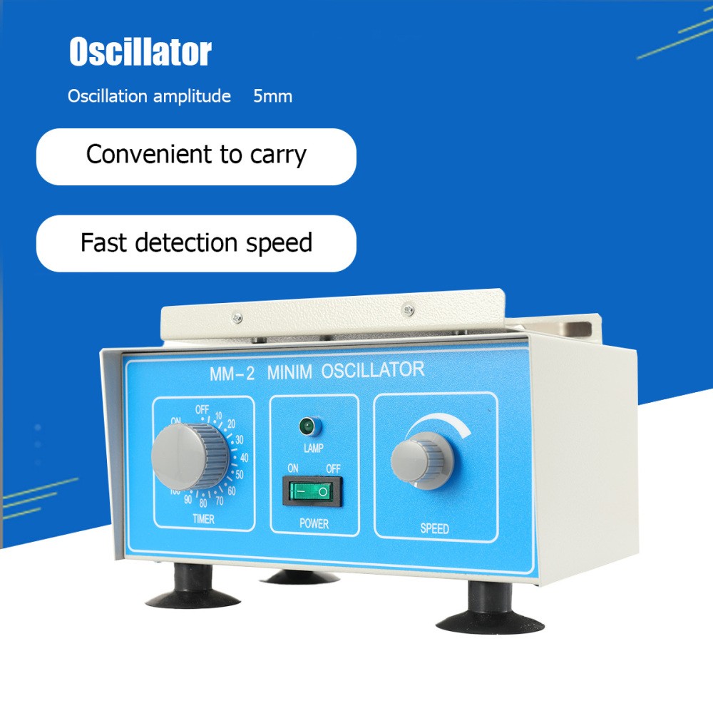 110V 3000RPM Lab Digital Oscillator Rotator Platform Shaker Mixer 0-120min Timer
