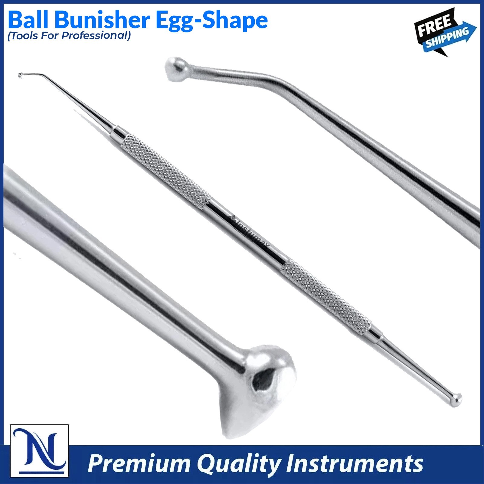 Dental Restorative Foot Ball Burnisher Composite Cavity Filling Instruments