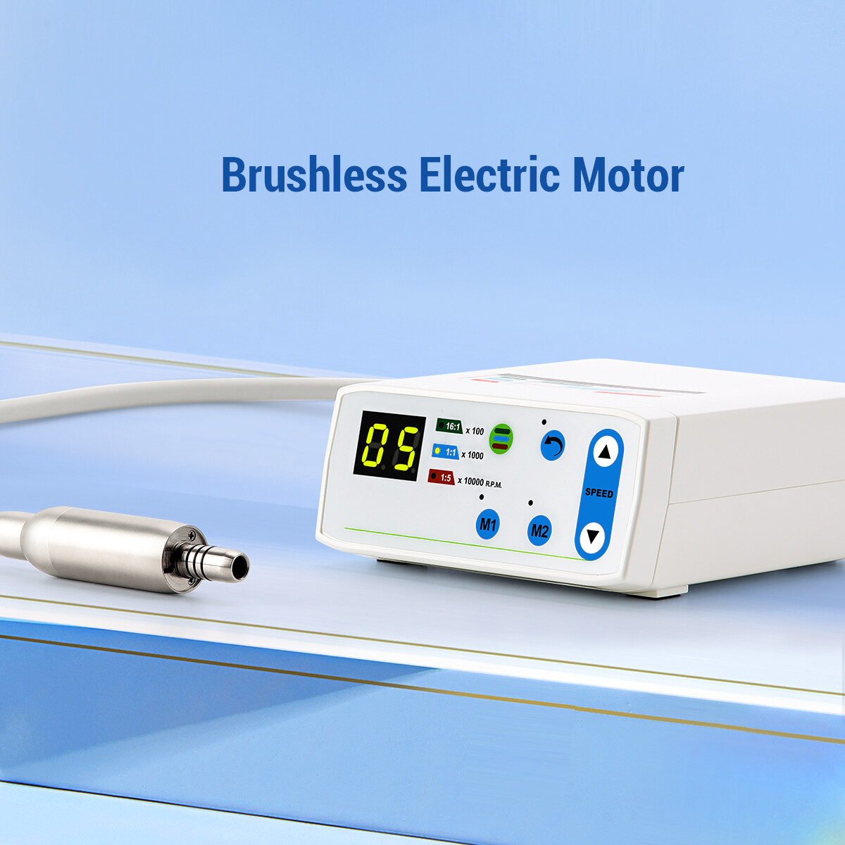 Dental Brushless Electric LED Micro Motor 2 Hole/1:1/1:5/1:4.2 LED Handpiece