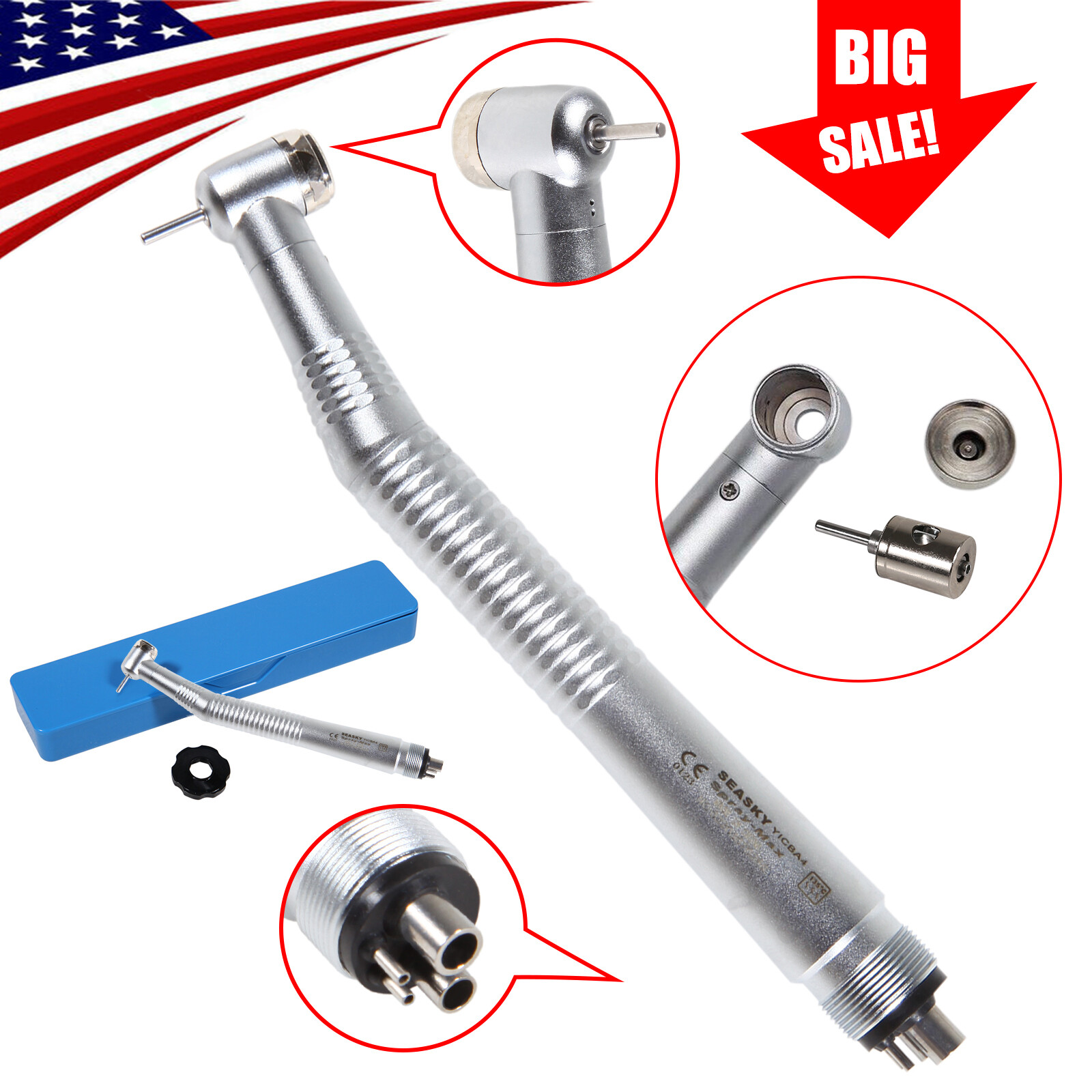turbina Dental High Speed Handpiece 4H Turbina Pieza de mano de alta velocidad