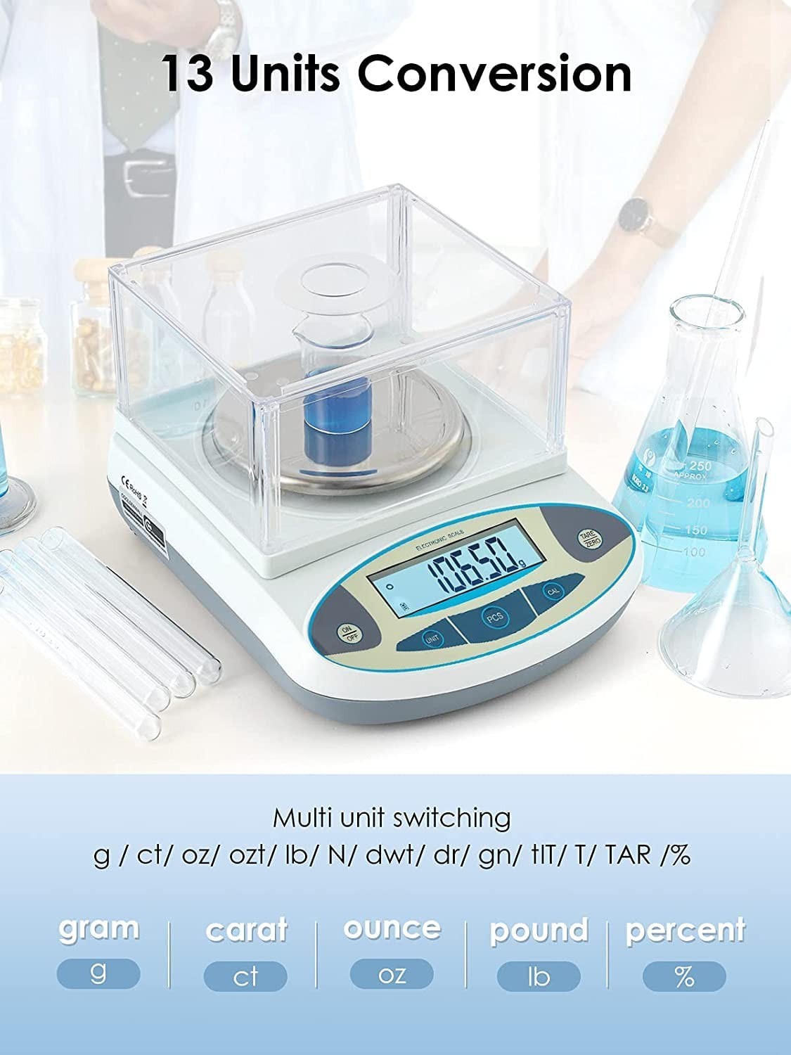 3000g Digital Analytical Balance – 0.01g Accuracy