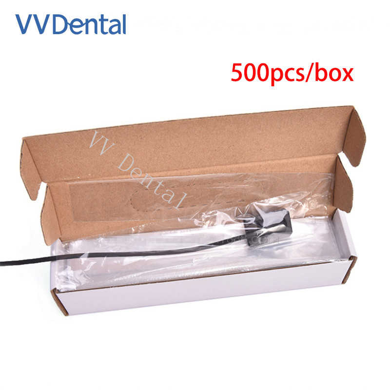 500Pcs Dental Disposable Cover Plastic Sleeves Protector Film for Dental Sensor