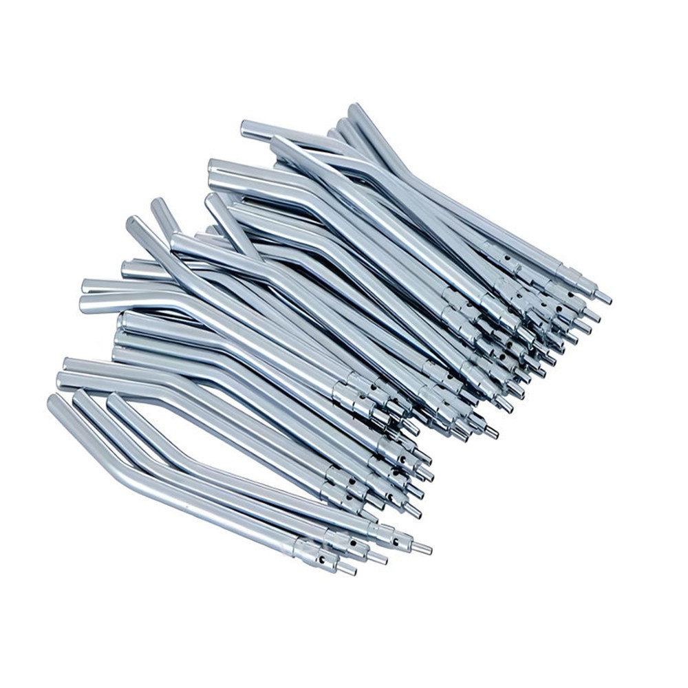 Dental Air Water Spray Triple Syringe 3 Way Syringe With 2 Nozzles Tips Tubes