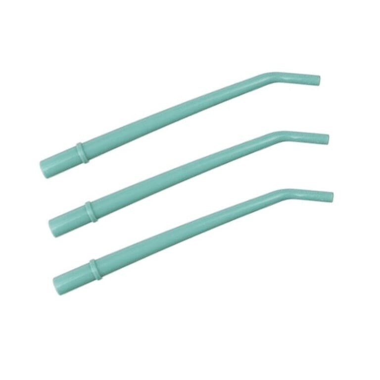 PLASDENT 125 PCS SURGICAL ASPIRATOR SUCTION TIPS GREEN 1/4 DENTAL