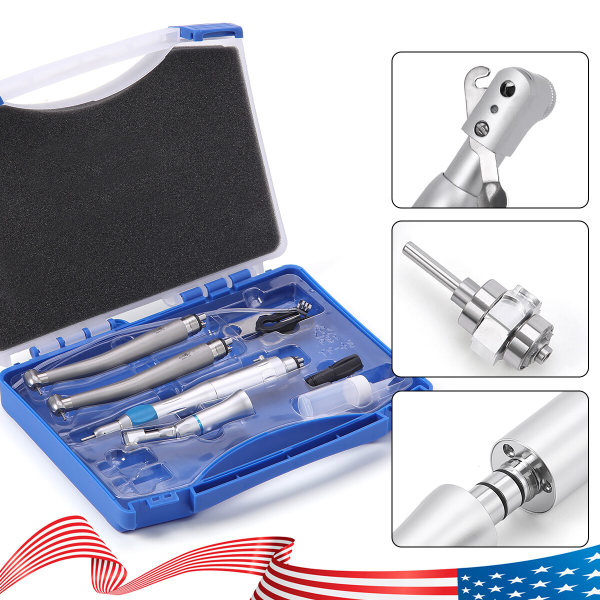 Portable Dental Delivery Unit With Curing Light Ultrasonic Scaler/ Handpiece Kit