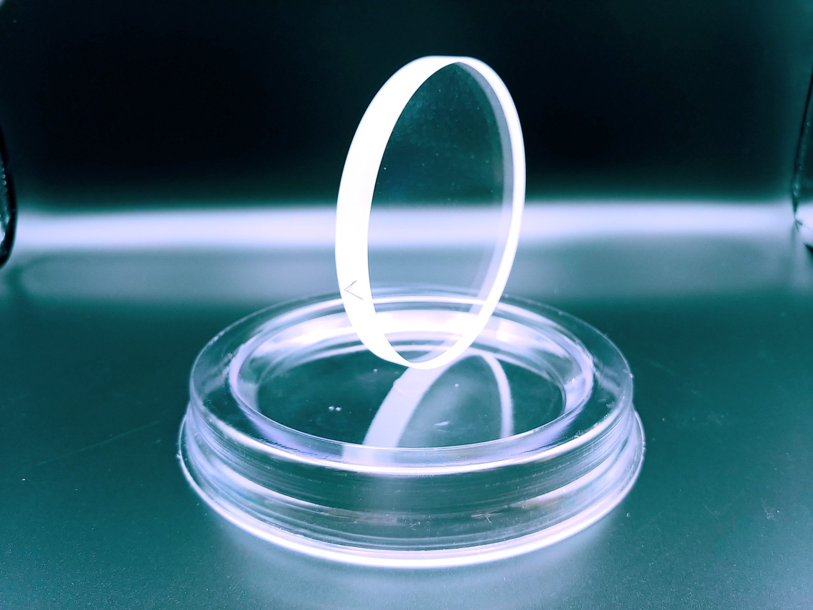 Newport 4.5″ Double Surface Optical Flat, Master Grade 0.000002″ (L/10), FS, New