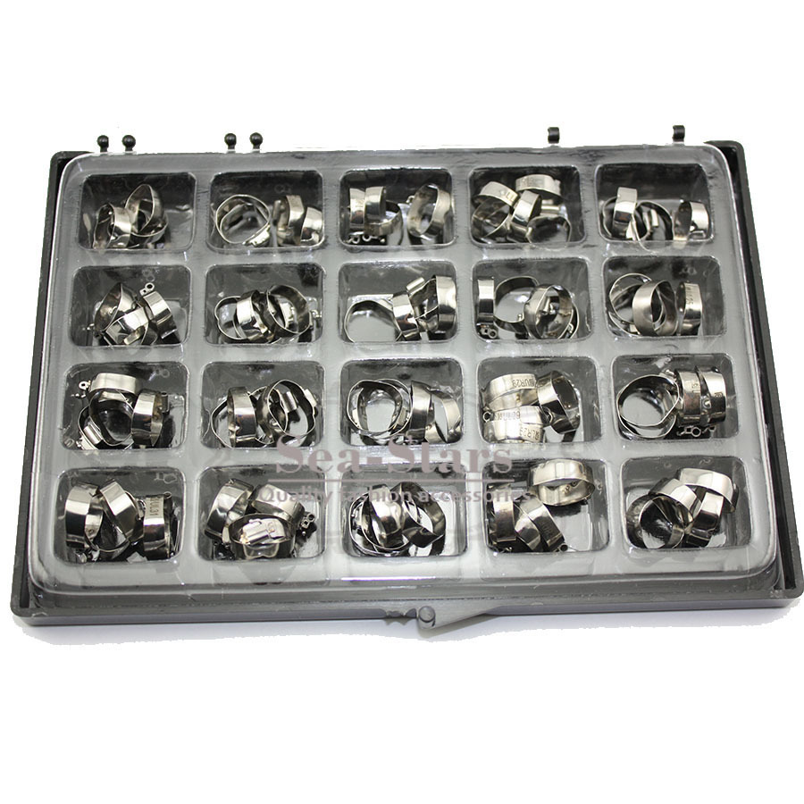 NEW 80 PCS Dental Orthodontic Roth Straight Wire Molar Buccal Tube Size #16-35