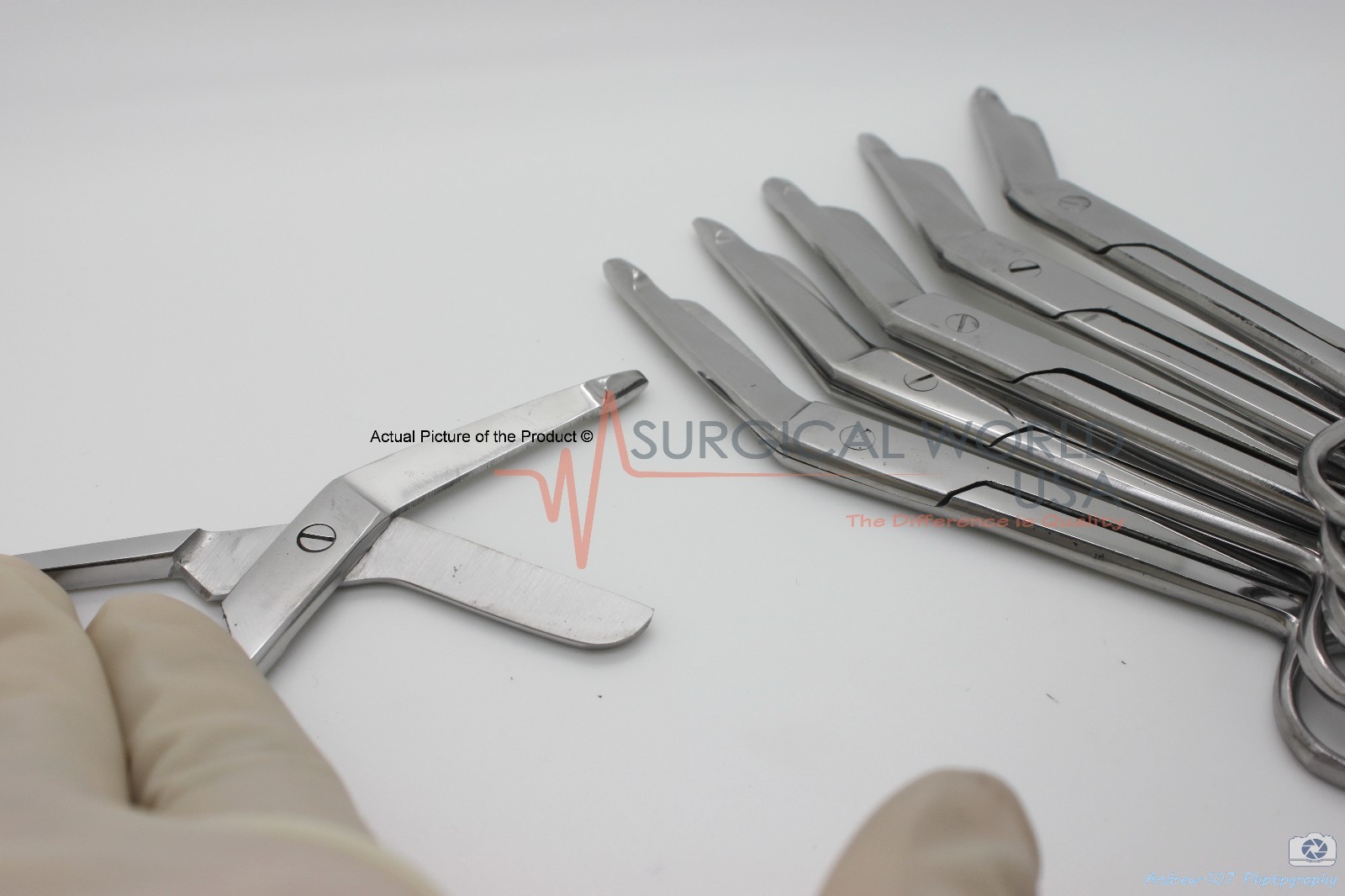 1 Lister Bandage Scissors 5.5″ Emt Utility Paramedic Nurse Med Student Vet Tech