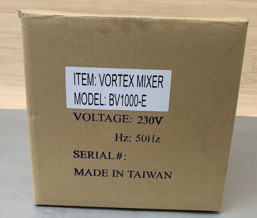 Edwards BenchMixer BV1000E 230VAC 50Hz 0.75A Vortex Mixer *EU POWER PLUG*
