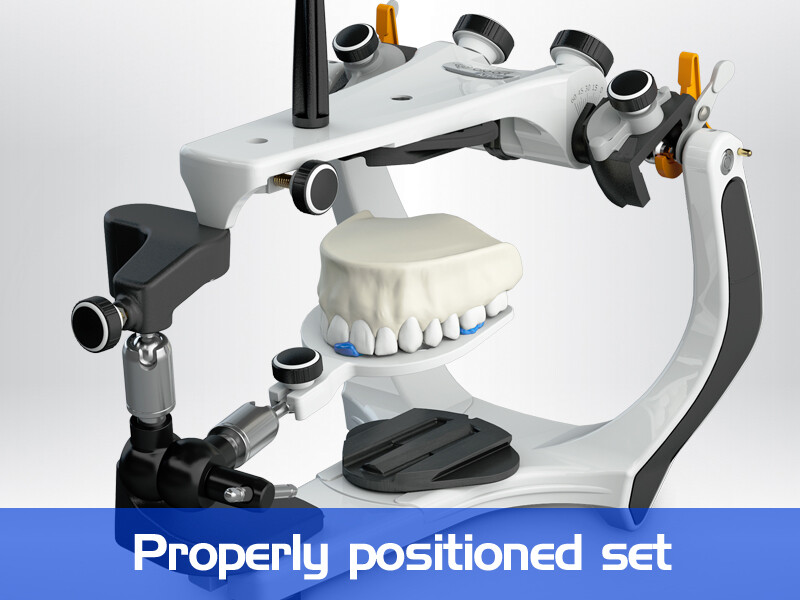 BIOART Dental Semi-Adjustable Articulator A7 Plus w/Elite Facebow Made in Brazil