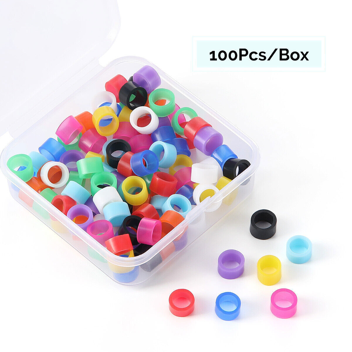 Dental Instrument Recognition Silicone Color Code Rings Bands Large Sizes 135ºC
