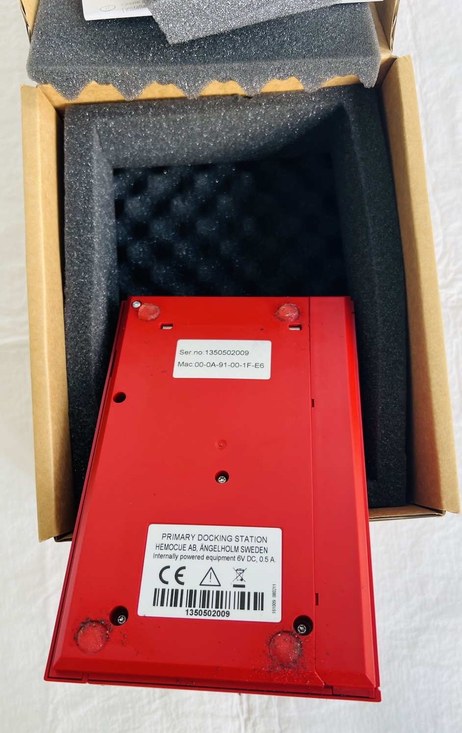 HemoCue DM Docking Station