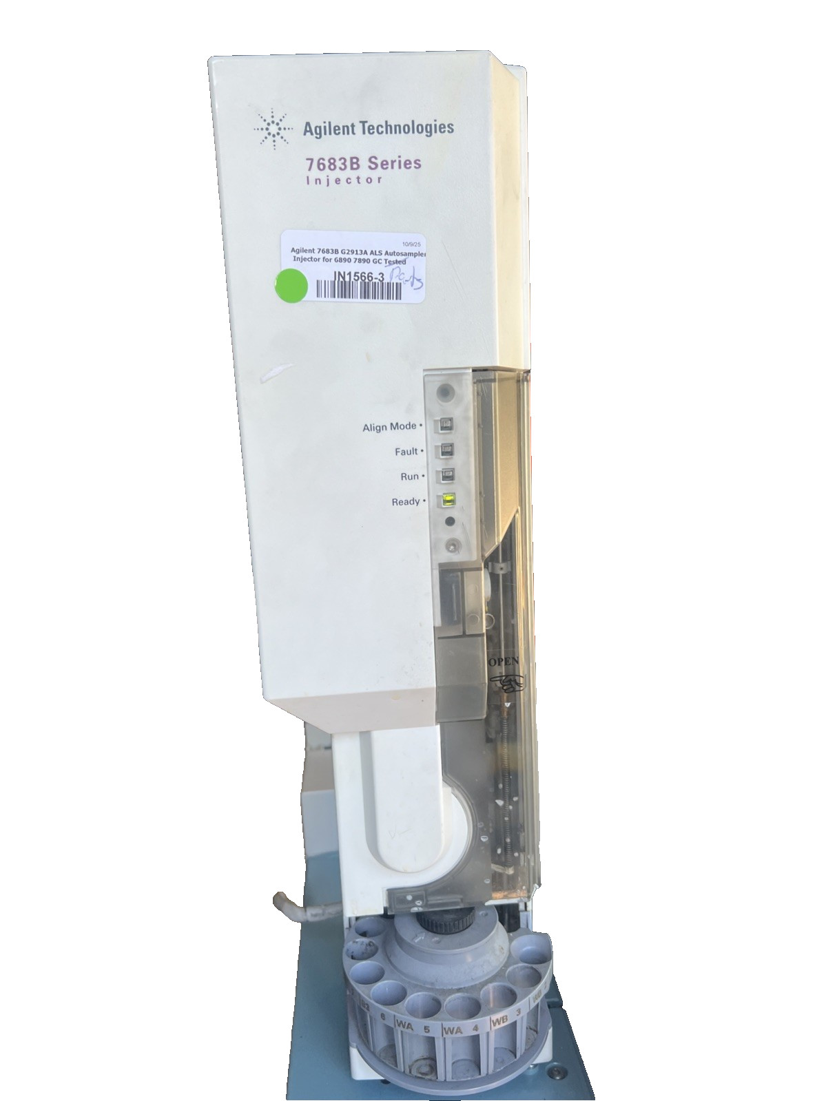 Tested Agilent 7683B G2913A ALS Autosampler Injector for 6890 7890 GC Poor Cond.