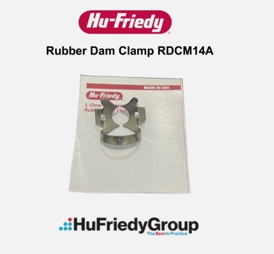 Lot of 10Pcs HU FRIEDY Dental Rubber Dam Clamp No.14A RDCM14A
