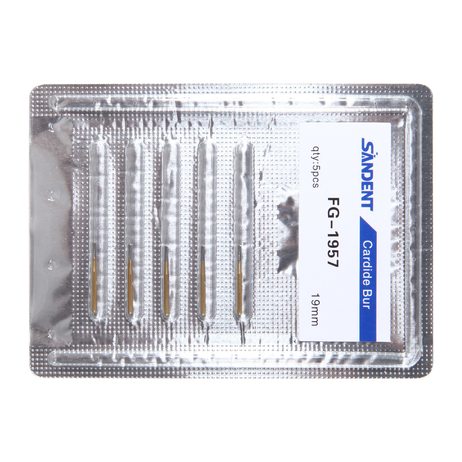 10*Dental Tungsten Steel Carbide Crown Metal Cutting Burs For High Speed FG-1957
