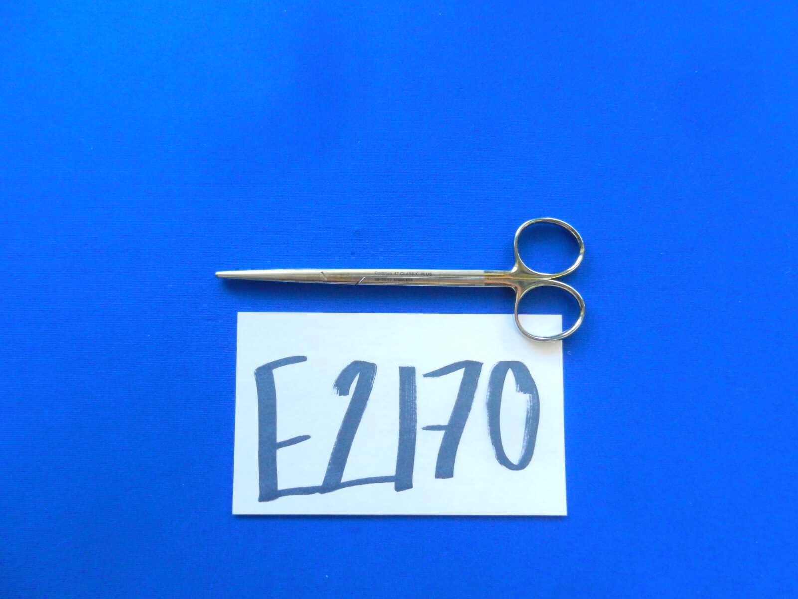 E2170 Codman 36-5010 Metzenbaum Standard Straight Scissors 14.6cm Length
