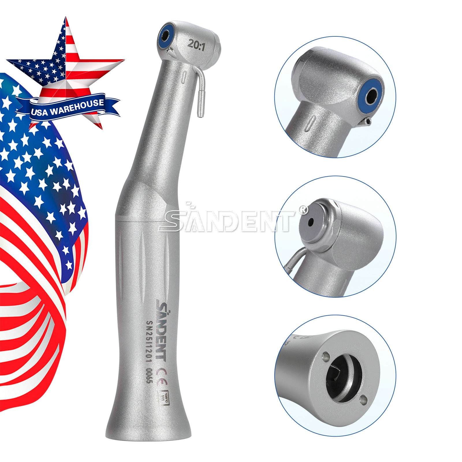 NSK MAX SG20 Dental 20:1 Reduction Implant Surgical Contra Angle Handpiece