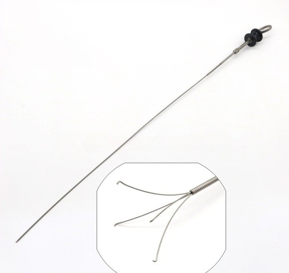 5.5Fr Flexible Hysteroscopic 4-Claw Grasping Forceps Φ1.5×395mm Free delivery