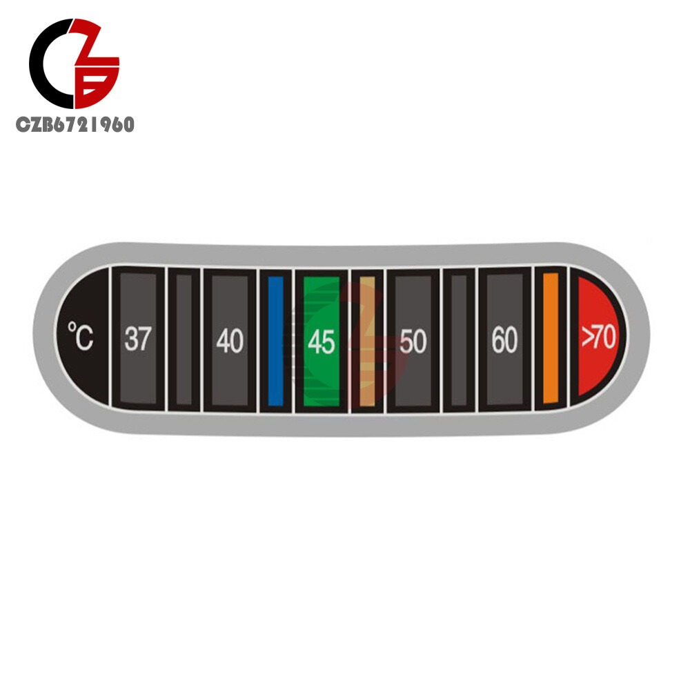 37℃~70℃ Cup Kettle Liquid Temperature Tester Thermometer Discoloration Sticker