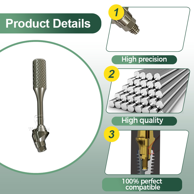 3pcs Multi unit angled abutment fits to Megagen Anyridge 17/30 degree D4.8mm
