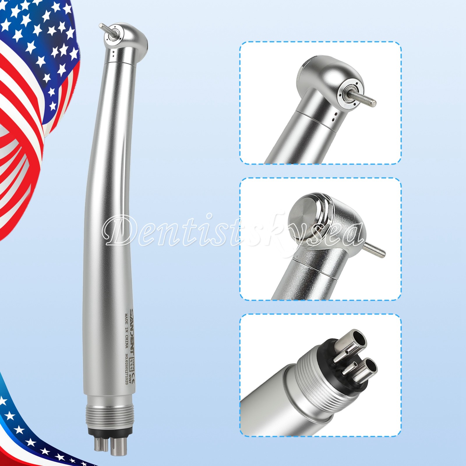 NSK Style Dental High Speed Handpiece Air Turbine 4Holes STNABM