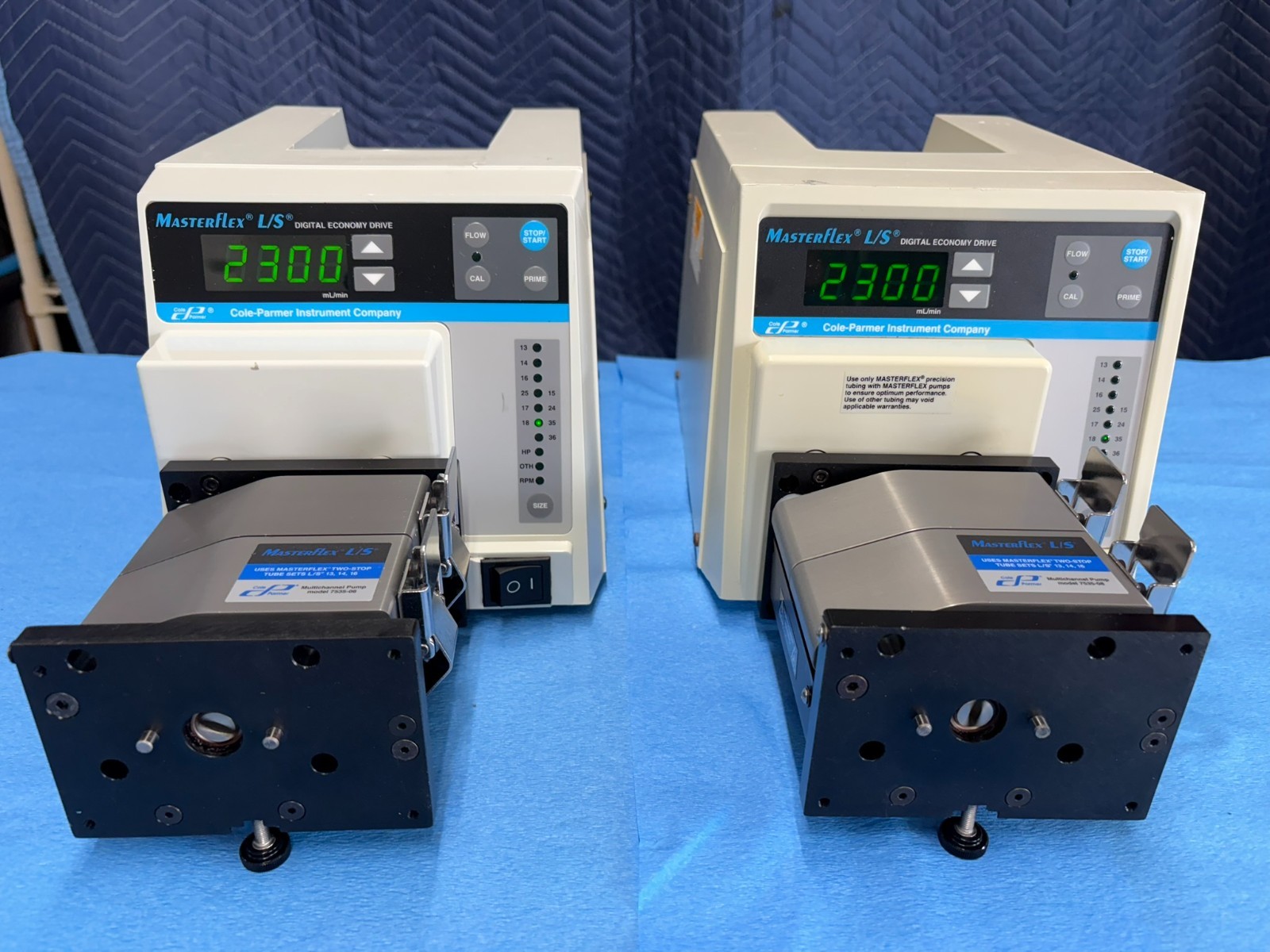 Cole Parmer Master Flex 8 channel peristaltic pump