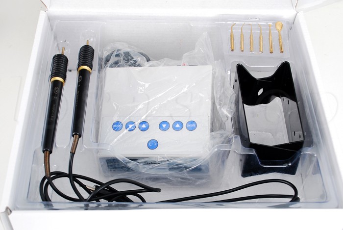 New Dental Lab Electric Waxer Wax Carving Pencil Carver Pen Pot & 6 Tips SJK-I