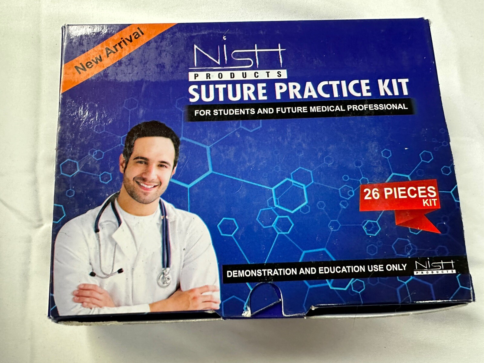 Nish 26 Piece Complete Practice Student Suture Kits Medical Students Training