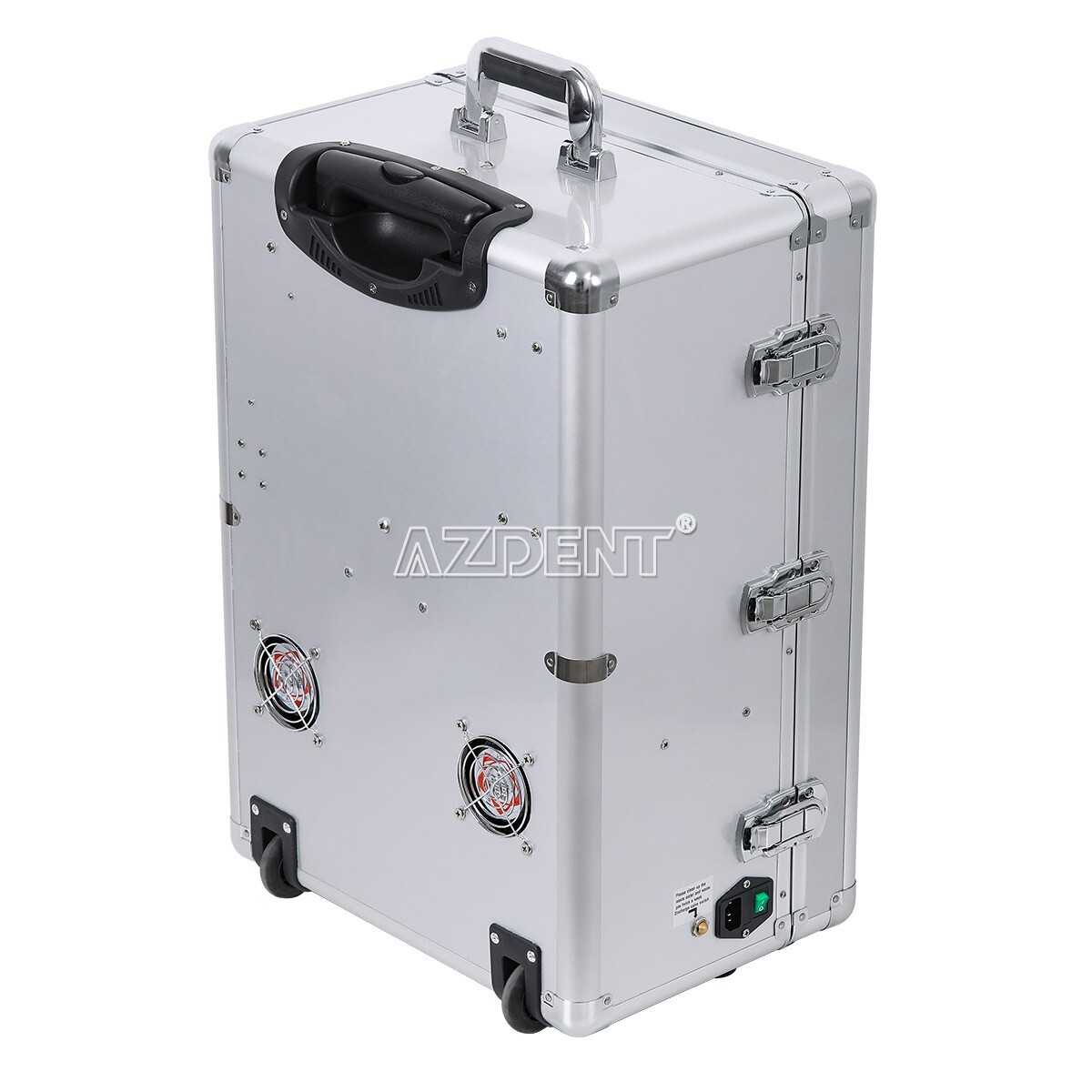 Dental Portable Mobile Delivery Unit Cart+Air Compressor+Scaler+Curing Light USA