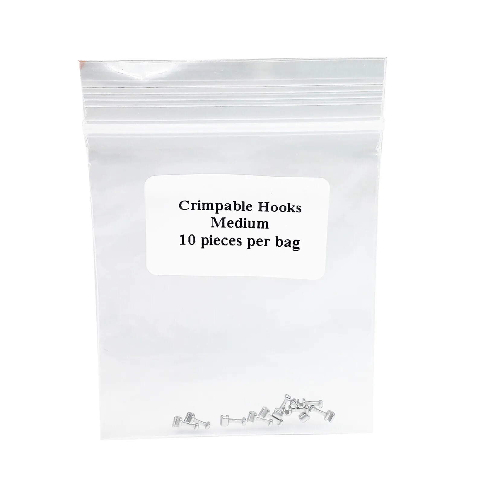 100Pcs Dental Orthodontic Stainless Steel Crimpable Hook Long/Medium/Short Type
