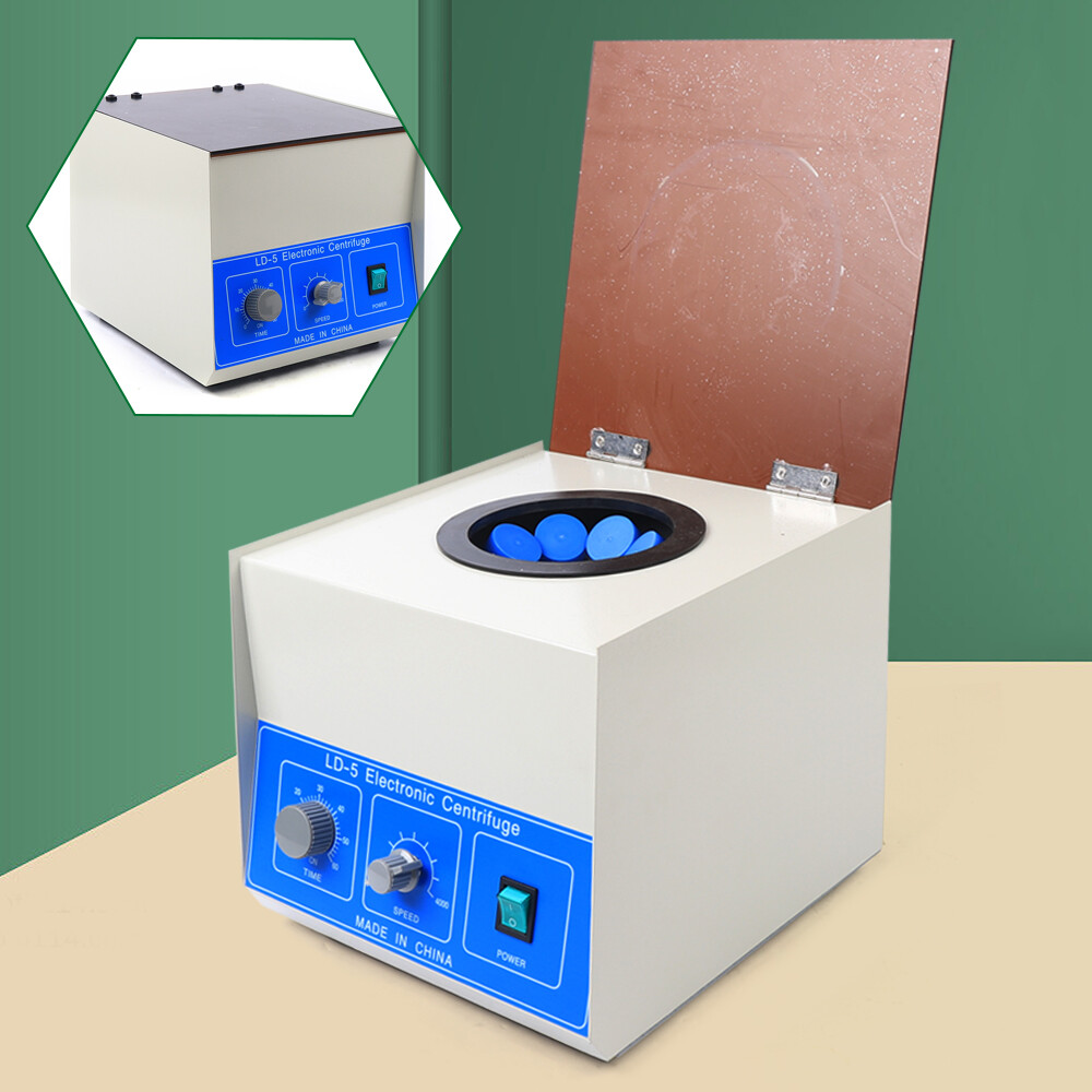 Electric Lab Centrifuge 4000 RPM 50 mL × 8 Benchtop 110V Timer 0-60min