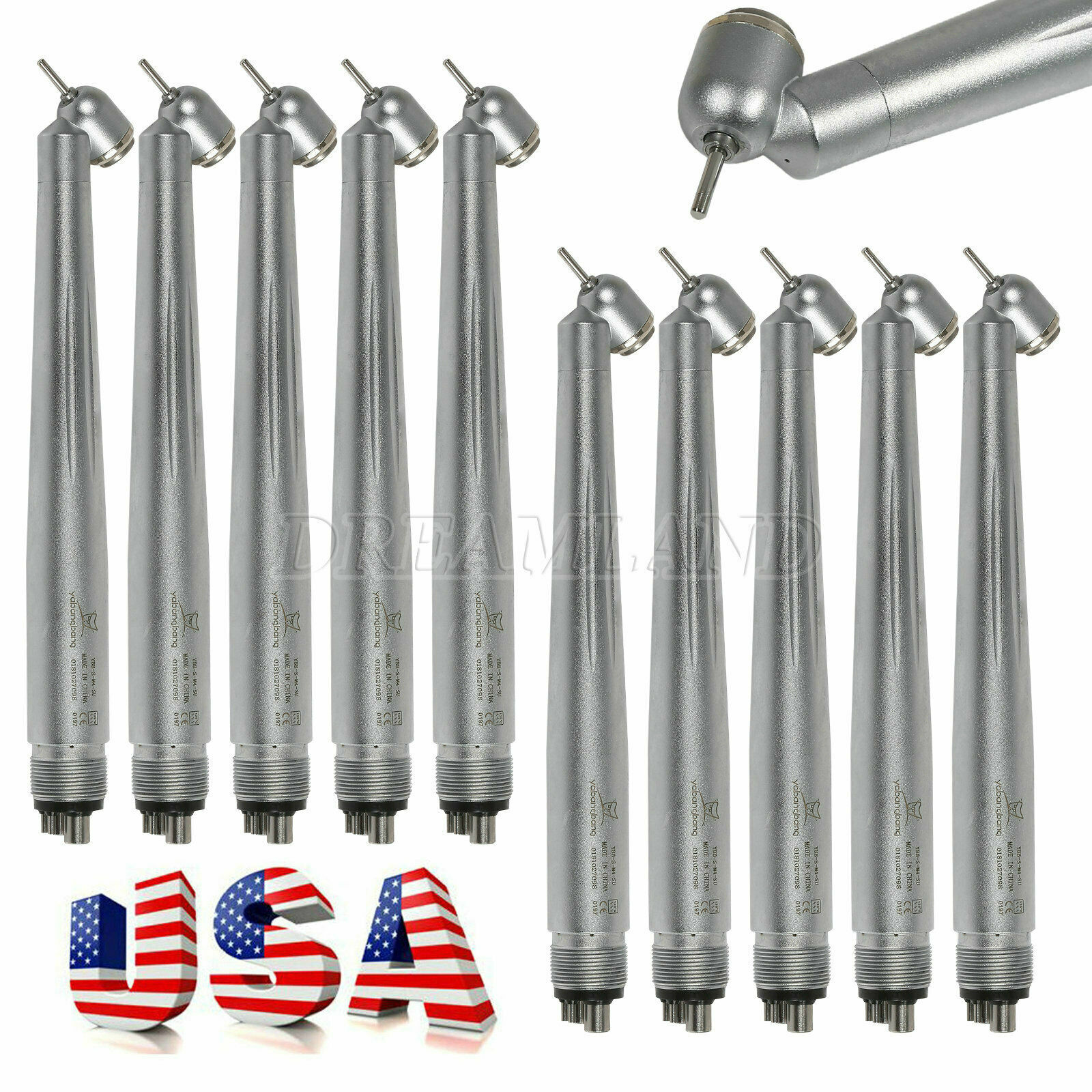 1-10 of NSK Type ental 45 Degree Surgical High Speed Handpiece Push Button WCA4