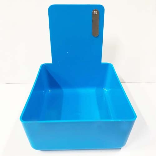 Sky Blue Dental Lab Pan Stainless Steel Clip 12pk 7″ x 5¾” x 2½” Made in the USA