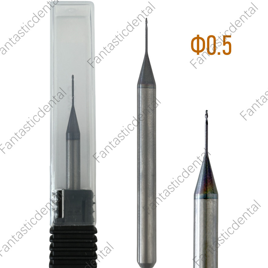 Dental Roland DLC Bur CAD CAM Zirconia Milling Burs D4 Cutting Bur Coated D4