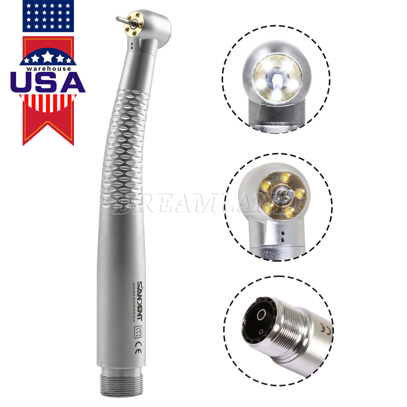 NSK Style Dental 5* luces LED e-generador turbina alta velocidad pieza de mano