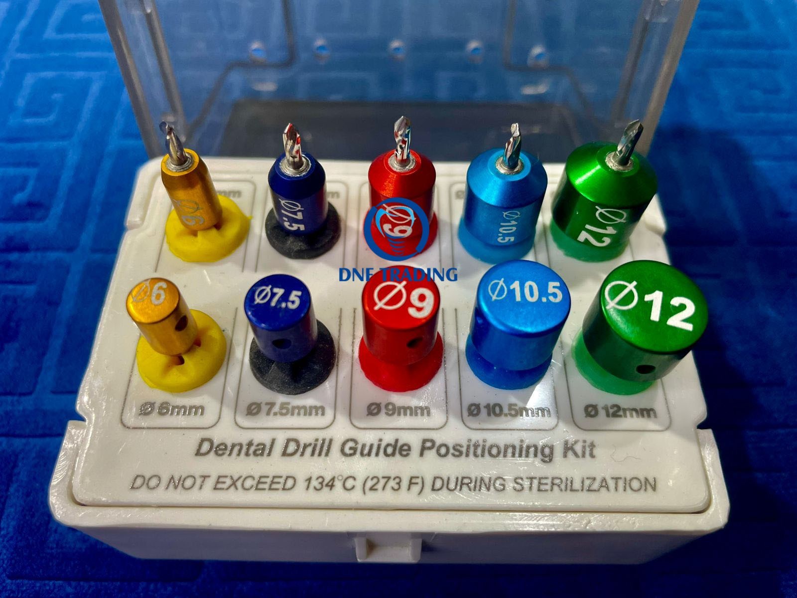 Dental Drill Guide and Implant Positioning Kit Titanium Guided Surgery Set Pins