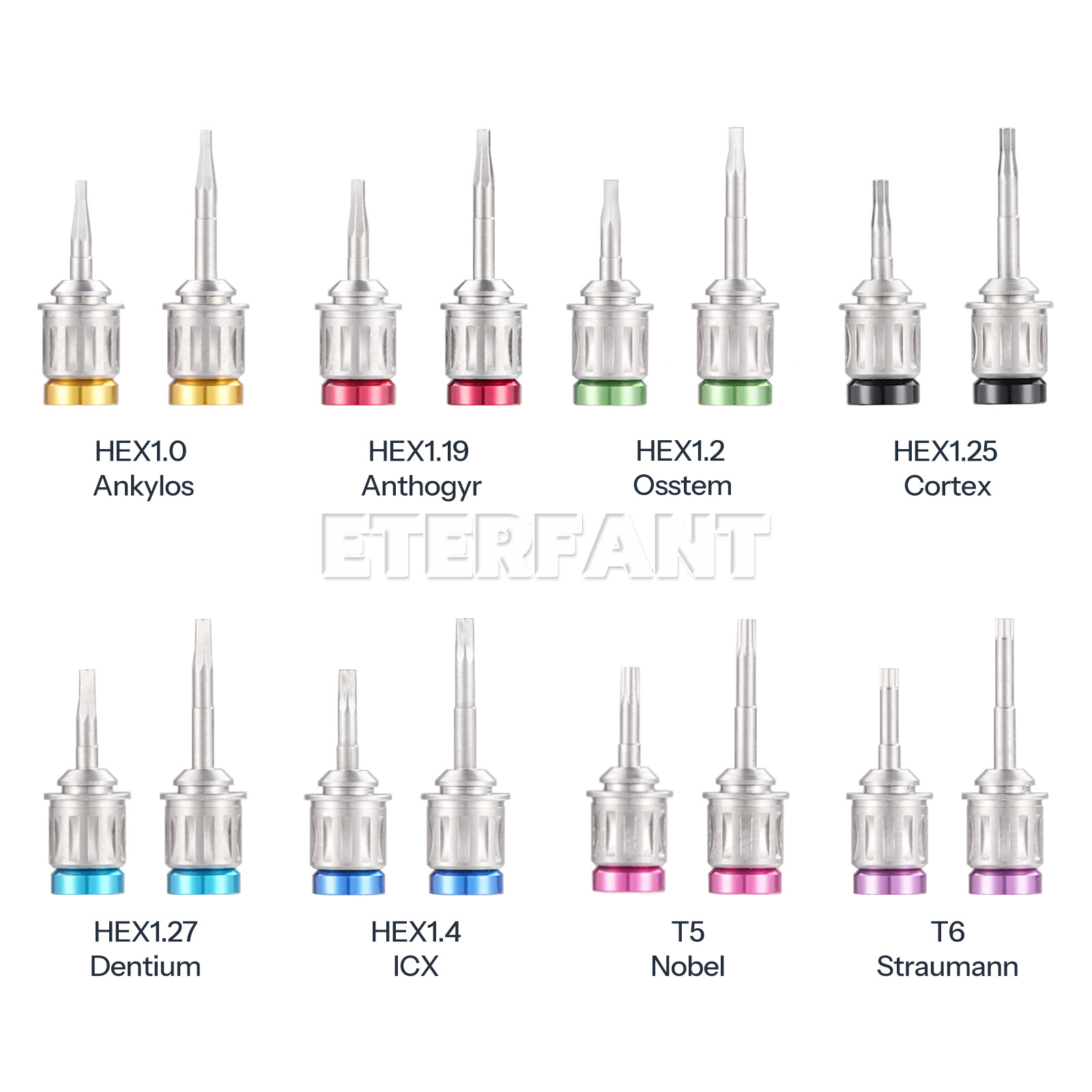 Dental Implant Abutment Hand Driver Hex Screwdriver/Torque Wrench 0-70 Ncm