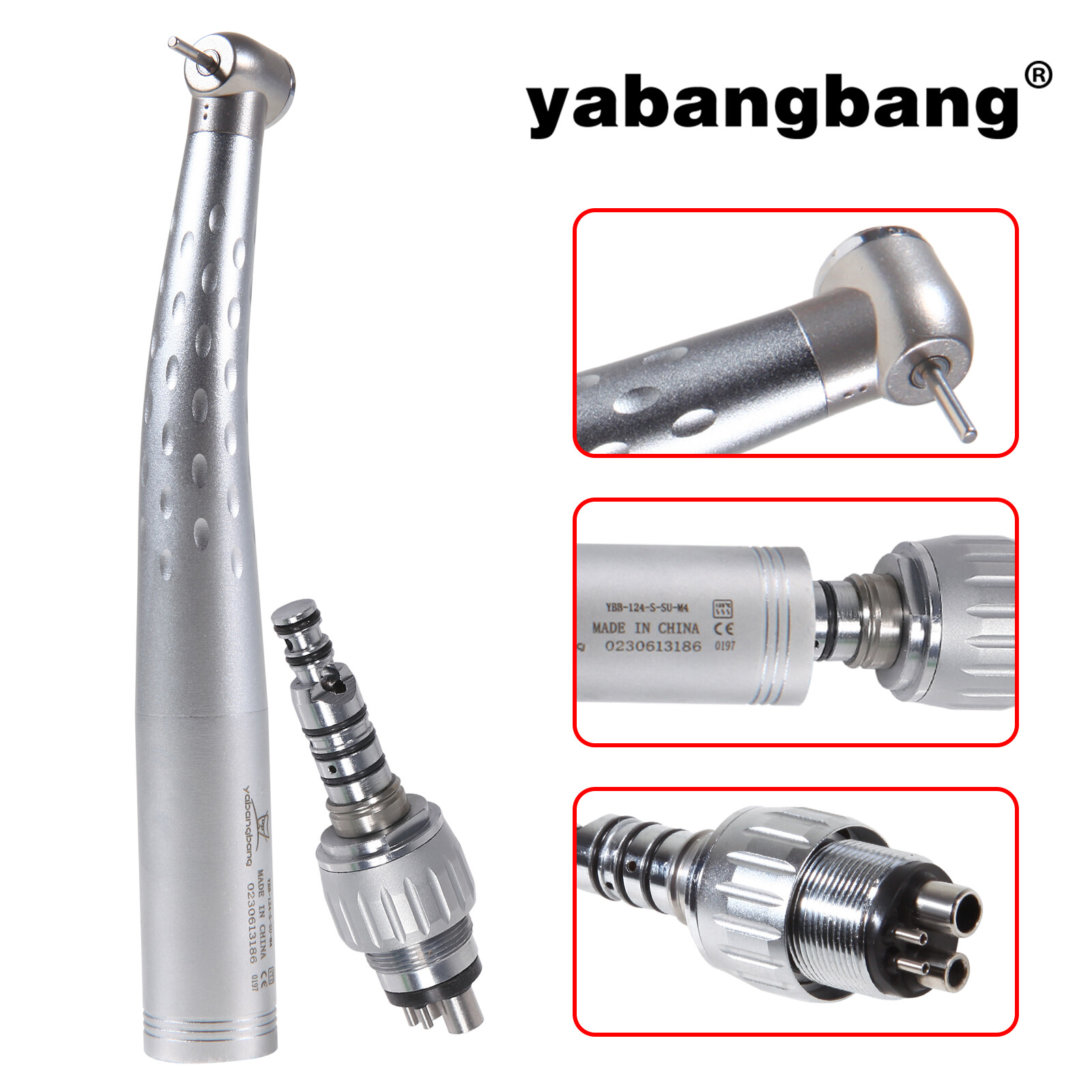 Dental High Speed Handpiece / 4H Quick Coupler Swivel Fit KaV Standard Head GB4