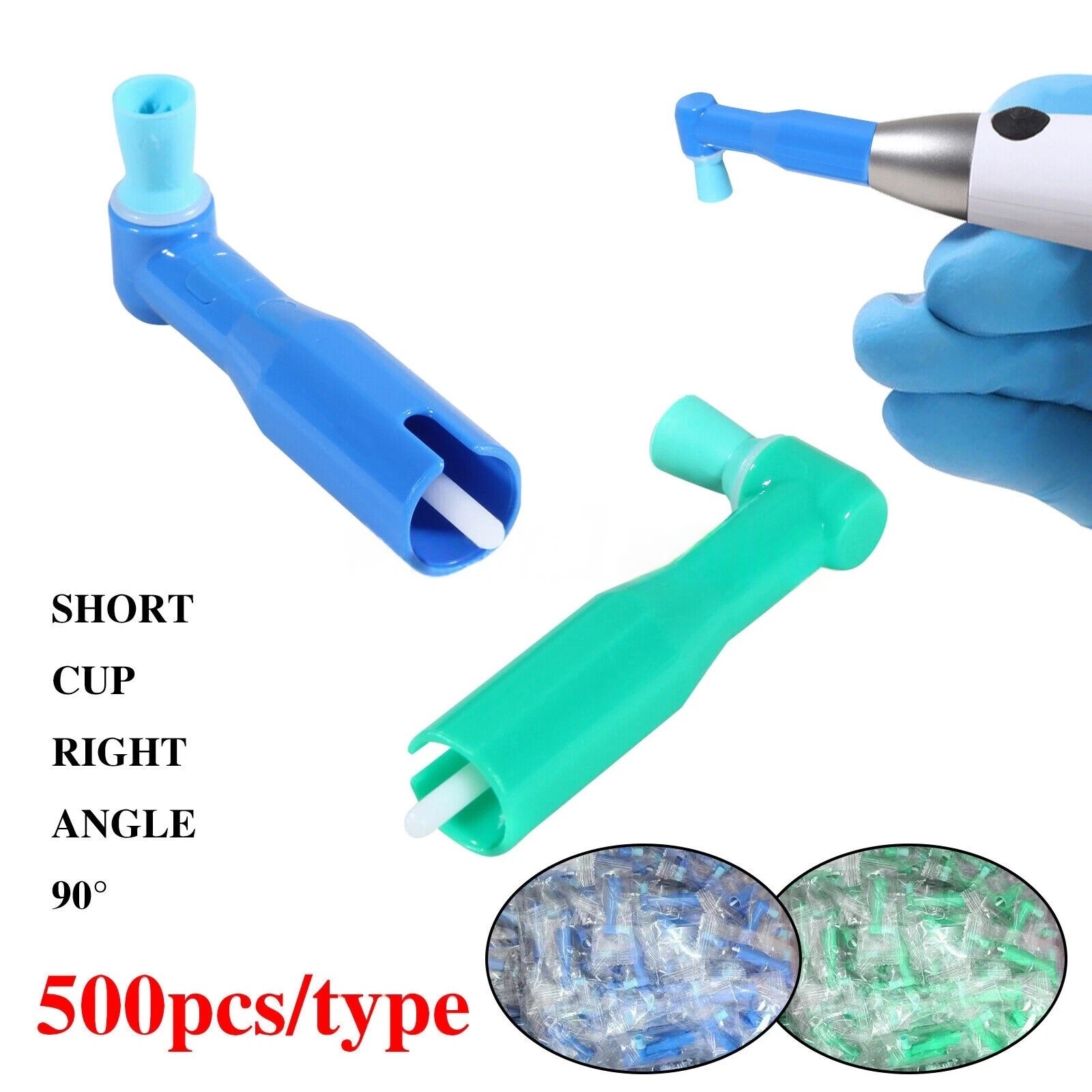 SELF-POWER Dental Fiber Optic LED E-generator High speed Handpiece 2/4 Holes USA