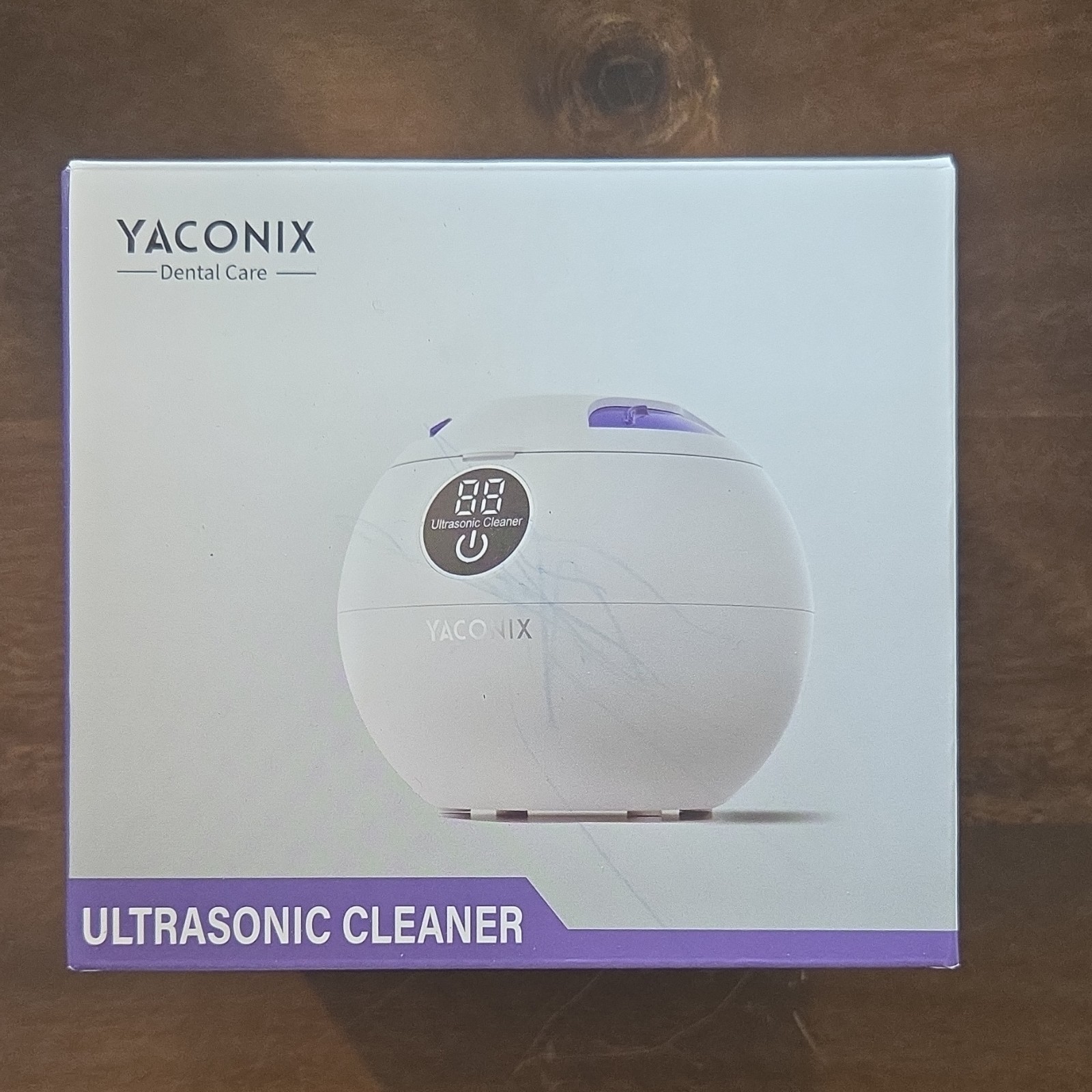 Yaconix Dental Care Ultrasonic Cleaner White 25W 45kHz 200ml