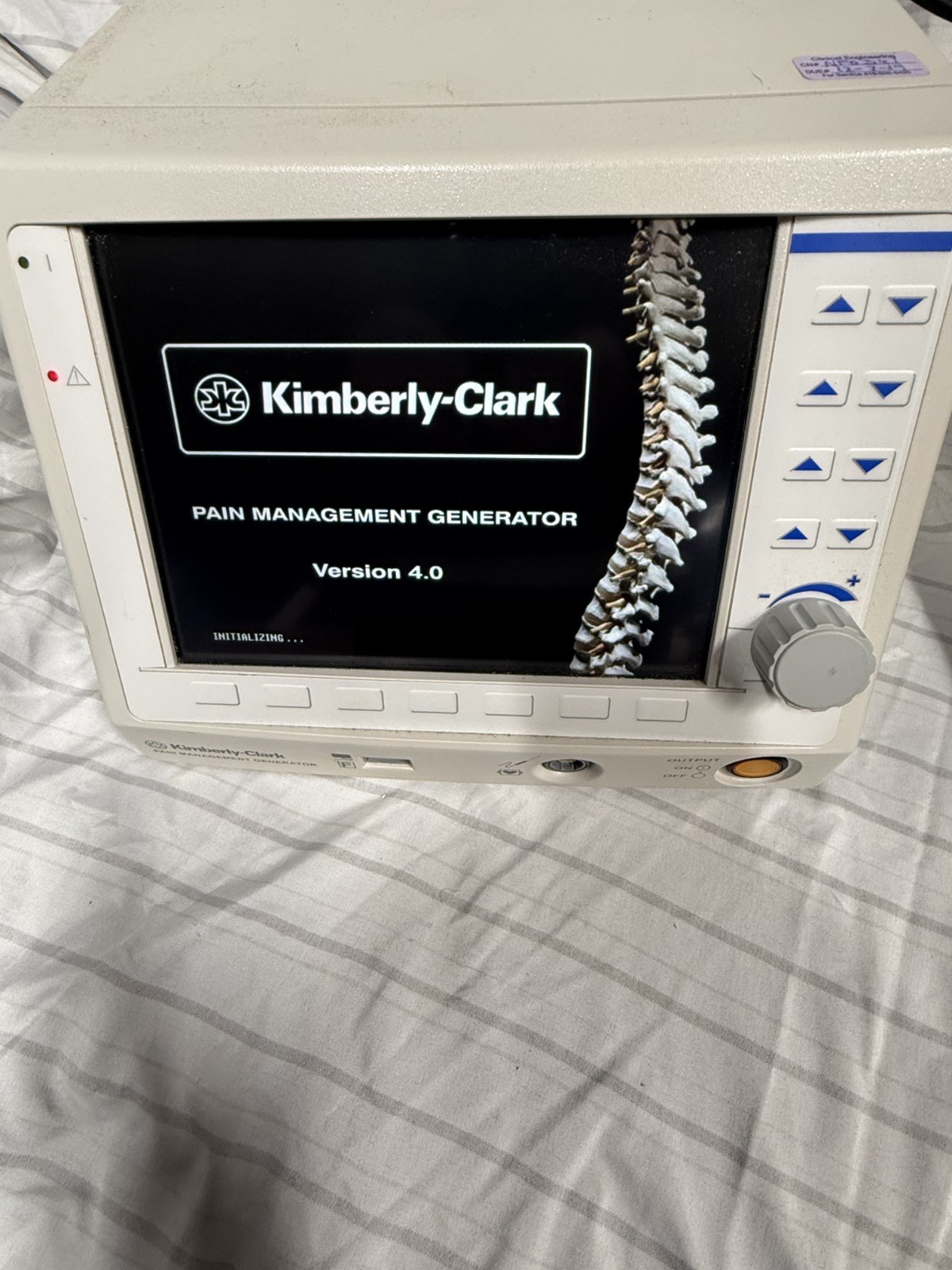 Kimberly-Clark Pain Management Generator PMG-115-TD V4.0