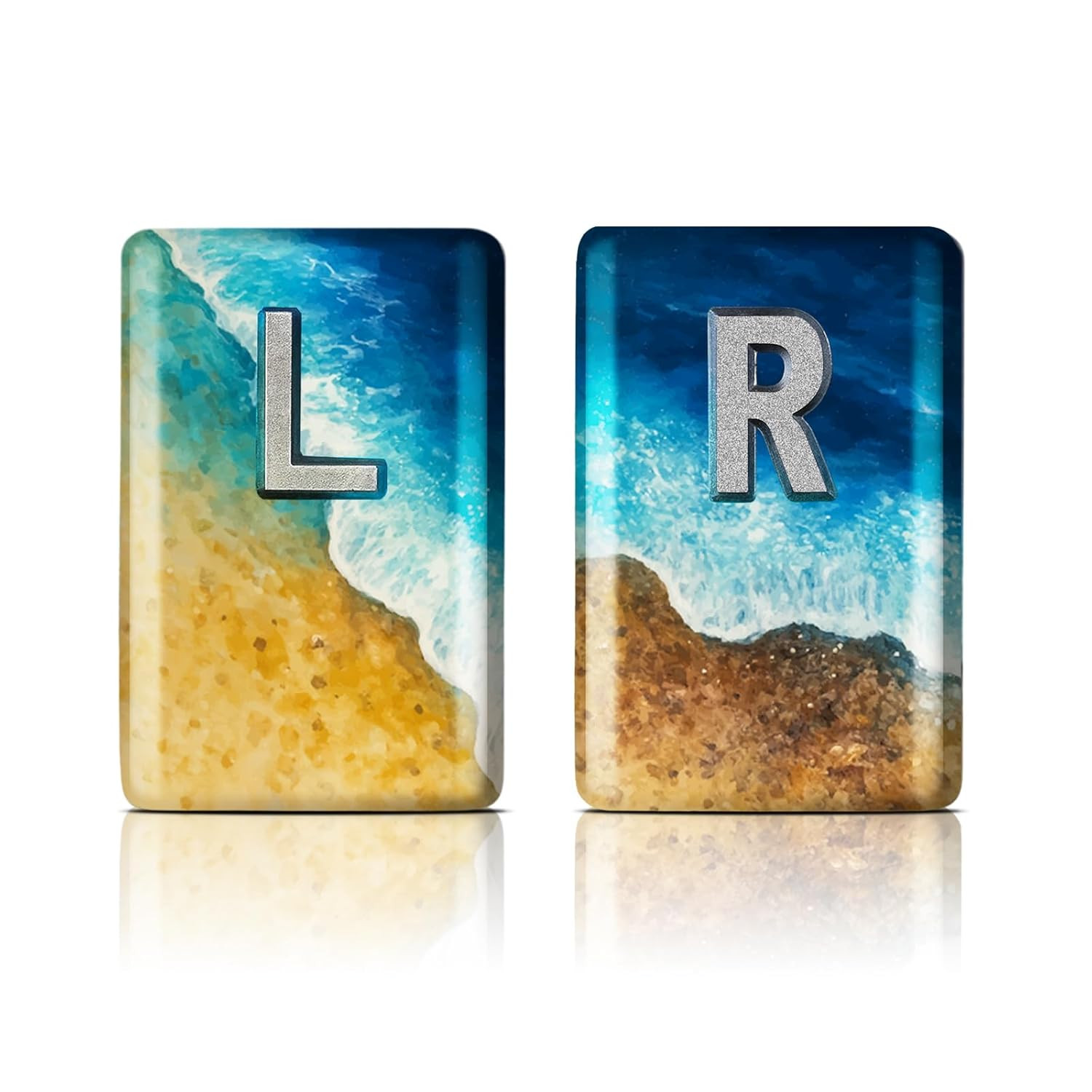 2 Pack 1.5″ X 1″ X-Ray Markers Resin with Lead Letters Tech Markers Gift for Rad