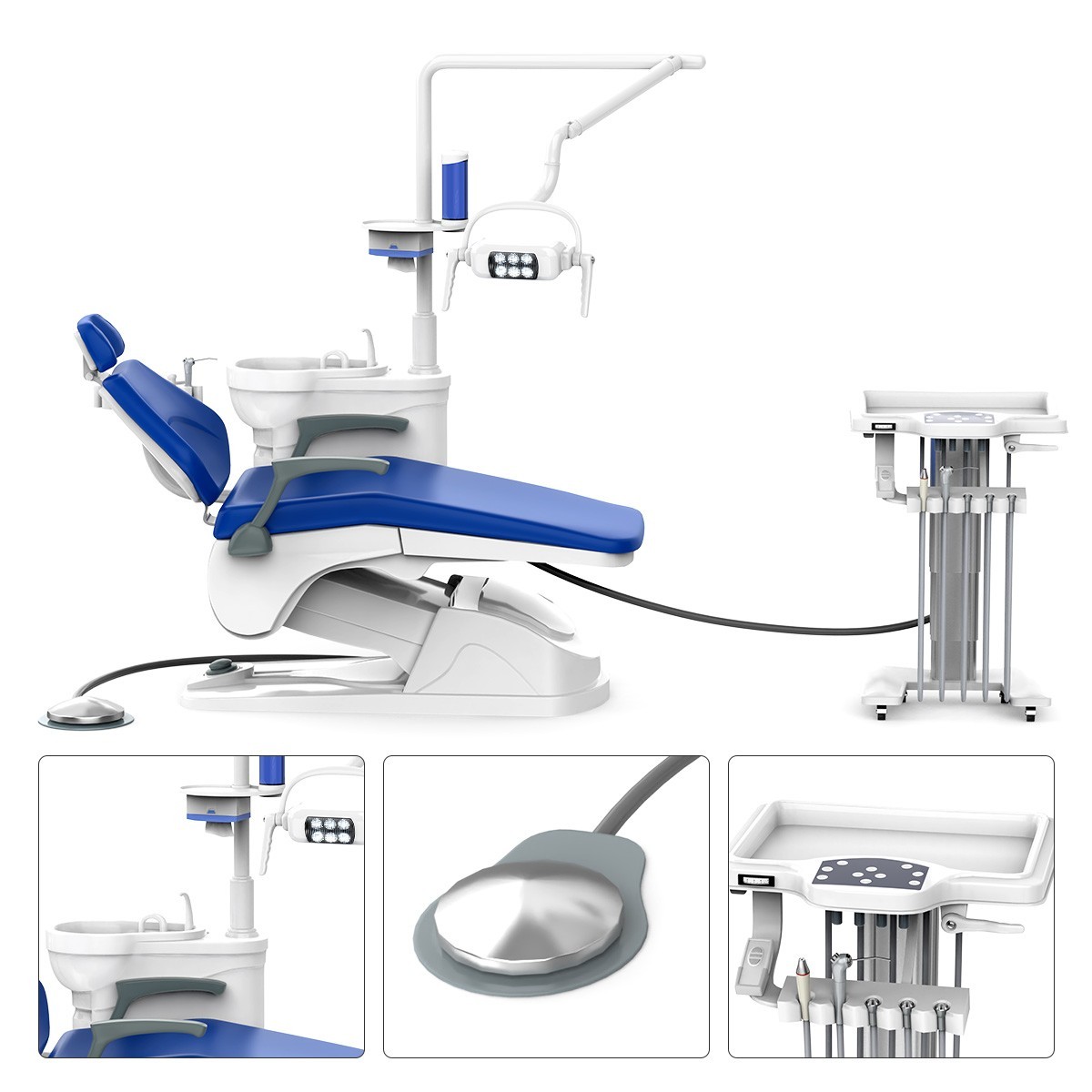 FDA Dental Unit Chair Computer Controlled DC Motor PU TJ2688-A1-1