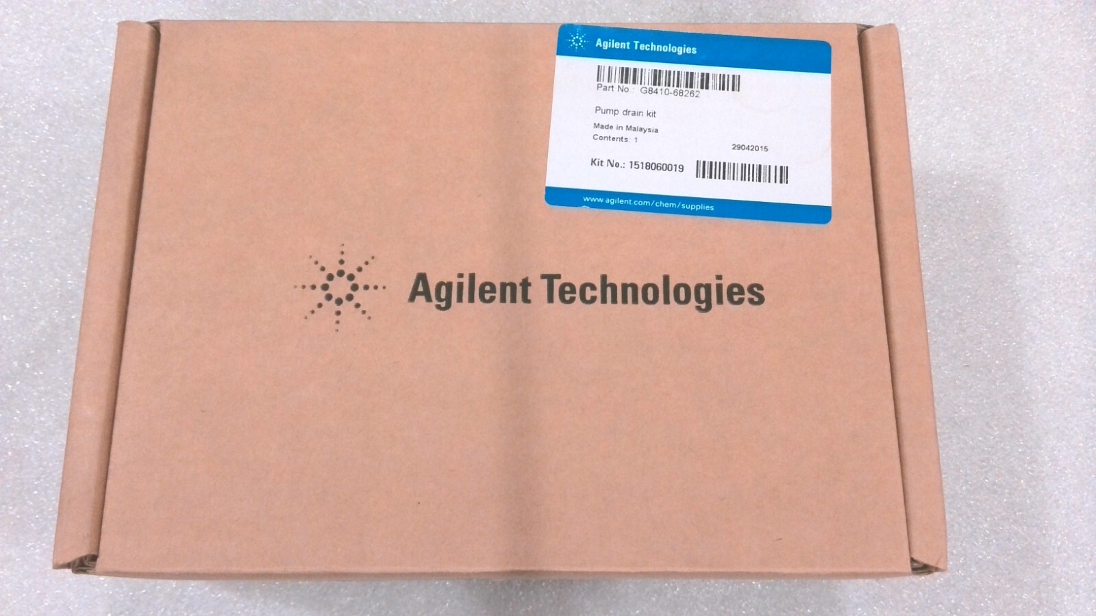 AGILENT G8410-68262 PUMP DRAIN KIT FOR SPS 4 AUTOSAMPLER
