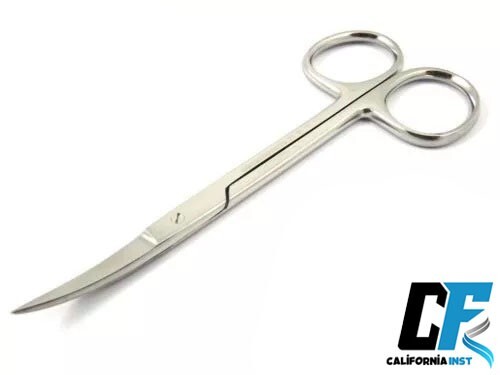 Surgical Iris Scissors 4.5″ Curved Dental Veterinary Instrument Tissue Gum Shear