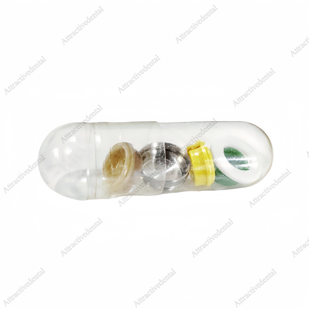 1Kit Dental Novaloc Type PEEK Caps Abutment Ti Housing Retention Insert Caps USA
